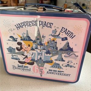 Disneyland 65th anniversary metal lunch box